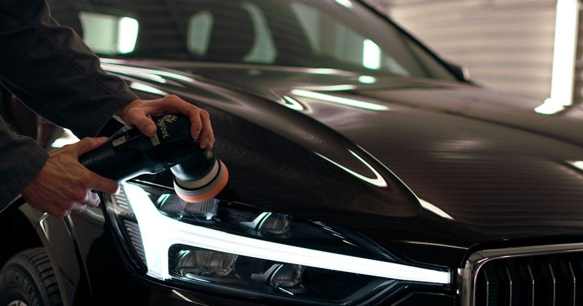 Ceramic coating application in a controlled shop