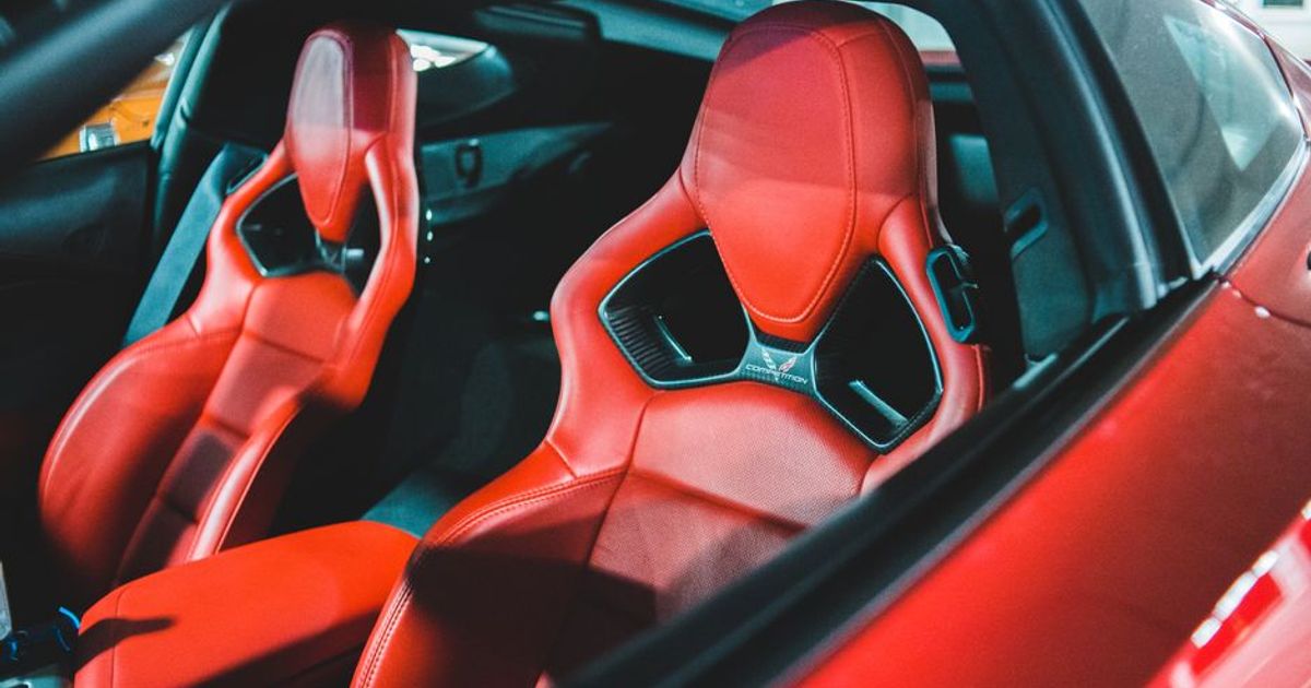 Cleaning and conditioning a leather car seat