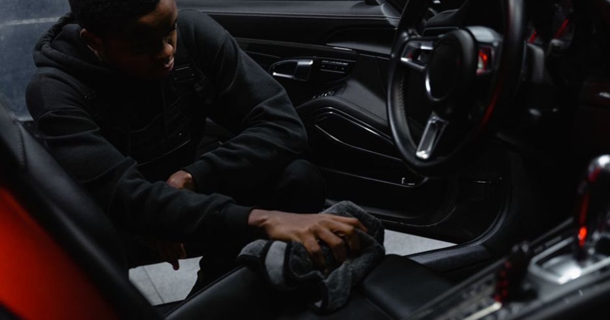 Deep cleaning a vehicle interior